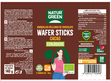 Alerta barquillos Natur Green