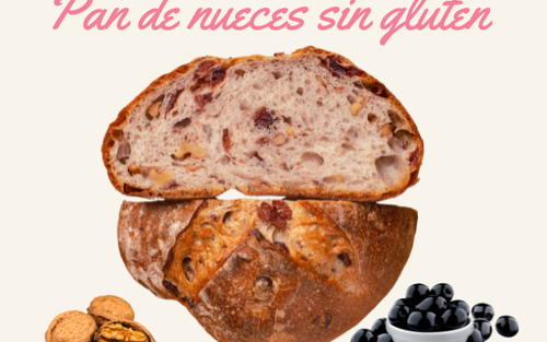 Pan de nueces sin gluten