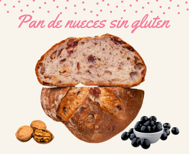 Pan de nueces sin gluten