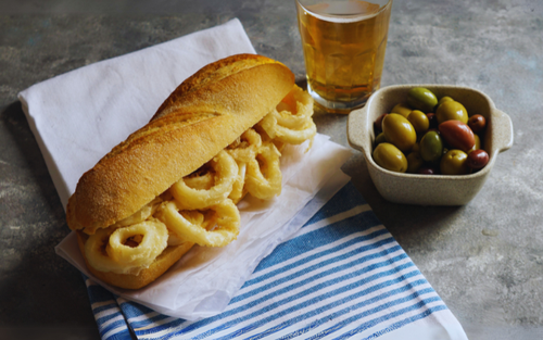 Bocadillo de calamares