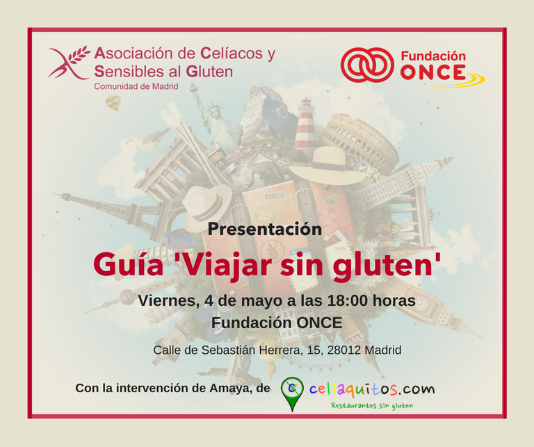 Viajar sin gluten