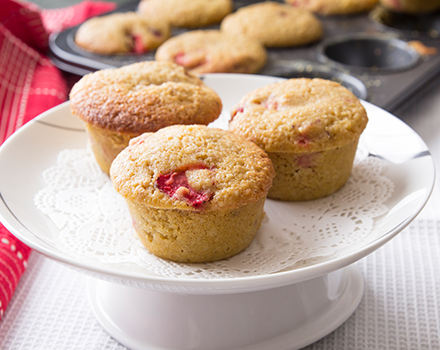 Muffins de fresa