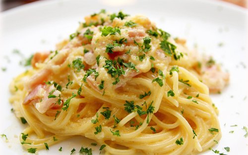 Pasta carbonara